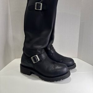 Ridetech All Leather Men's Black Boots